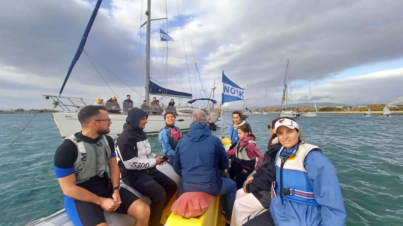 Αθλητές Laser κατά την προπόνηση