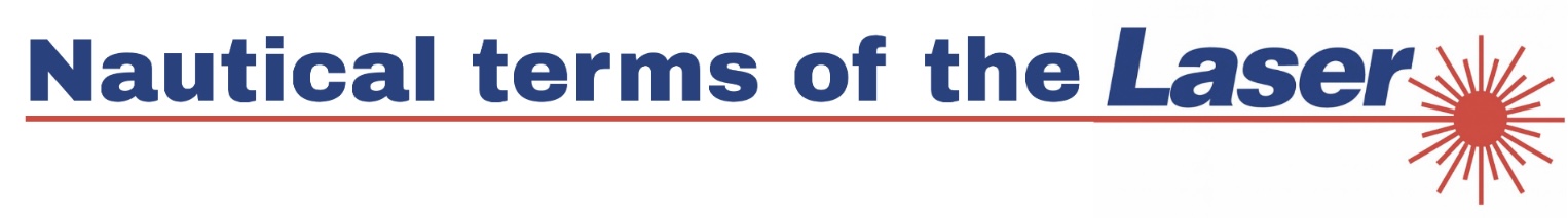 Nautical terms of the Laser